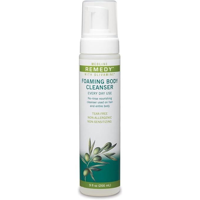 Medline Remedy Olivamine Foaming Body Cleanser 9 OZ